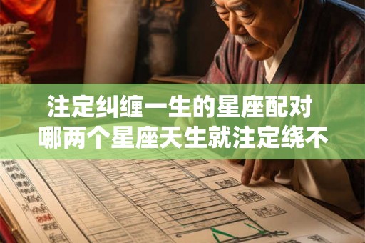注定纠缠一生的星座配对 哪两个星座天生就注定绕不开彼此 注定纠缠一生的星座配对 哪两个星座天生就注定绕不开彼此