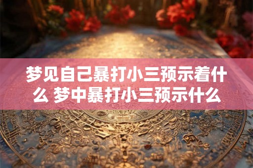 梦见自己暴打小三预示着什么 梦中暴打小三预示什么