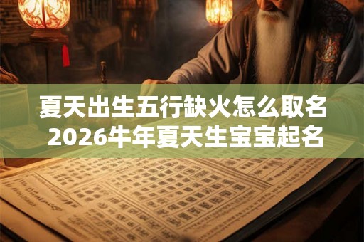 夏天出生五行缺火怎么取名 2026牛年夏天生宝宝起名 夏天出生五行缺火怎么取名 2026牛年夏天生宝宝起名