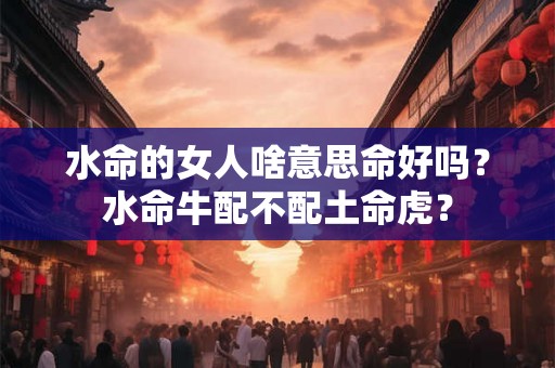 水命的女人啥意思命好吗?水命牛配不配土命虎? 水命的女人啥意思命好吗?水命牛配不配土命虎?