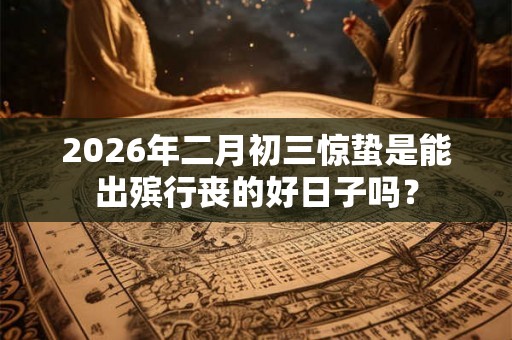 2026年二月初三惊蛰是能出殡行丧的好日子吗？