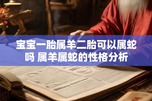 宝宝一胎属羊二胎可以属蛇吗 属羊属蛇的性格分析