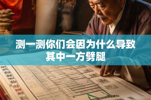 测一测你们会因为什么导致其中一方劈腿