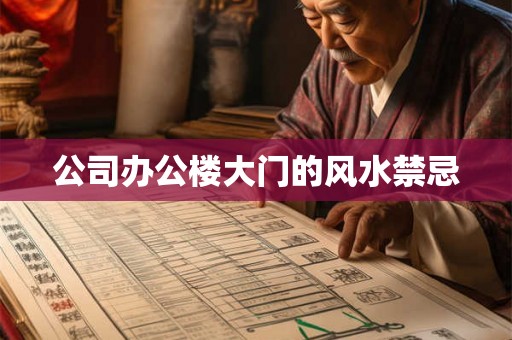 公司办公楼大门的风水禁忌