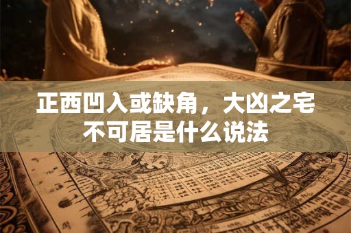 正西凹入或缺角，大凶之宅不可居是什么说法