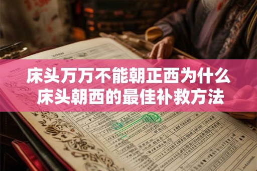 床头万万不能朝正西为什么 床头朝西的最佳补救方法