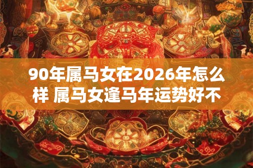 90年属马女在2026年怎么样 属马女逢马年运势好不好