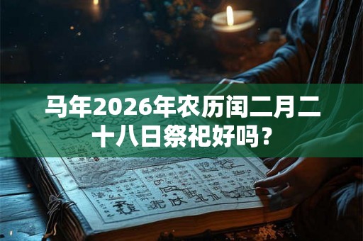 马年2026年农历闰二月二十八日祭祀好吗？
