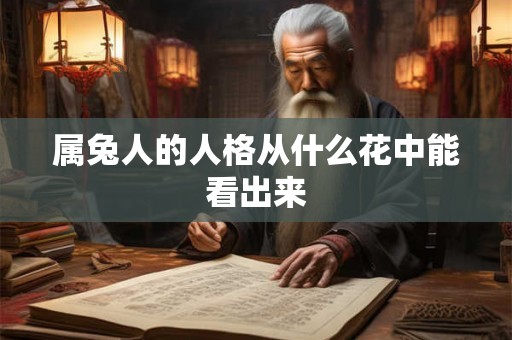 属兔人的人格从什么花中能看出来