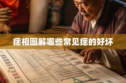 痣相图解哪些常见痣的好坏