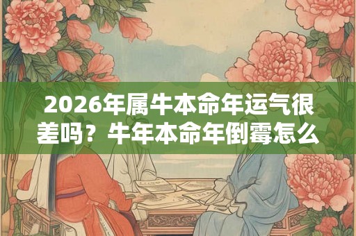 2026年属牛本命年运气很差吗?牛年本命年倒霉怎么化解? 2026年属牛本命年运气很差吗?牛年本命年倒霉怎么化解?