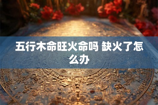 五行木命旺火命吗 缺火了怎么办