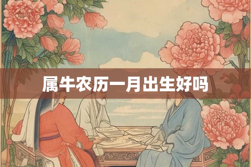 属牛农历一月出生好吗
