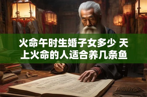 火命午时生婚子女多少 天上火命的人适合养几条鱼