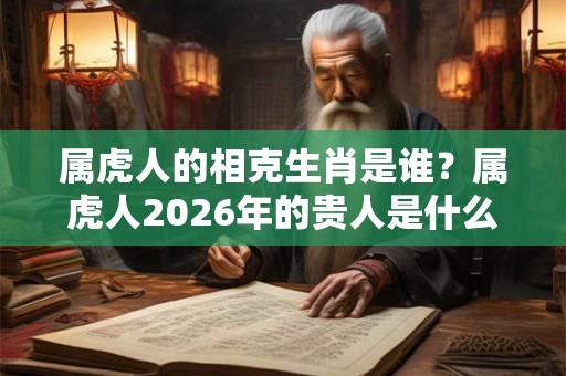 属虎人的相克生肖是谁?属虎人2026年的贵人是什么生肖? 属虎人的相克生肖是谁?属虎人2026年的贵人是什么生肖?