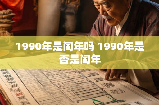 1990年是闰年吗 1990年是否是闰年