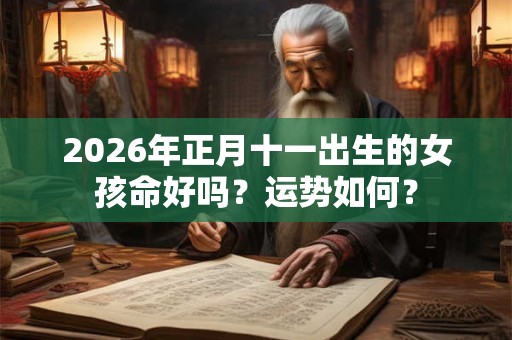 2026年正月十一出生的女孩命好吗？运势如何？