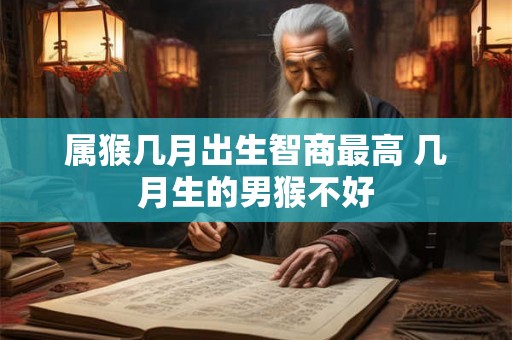属猴几月出生智商最高 几月生的男猴不好