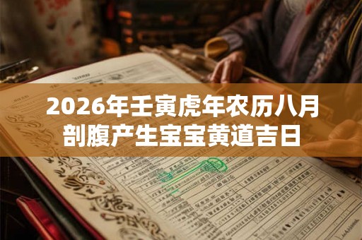 2026年壬寅虎年农历八月剖腹产生宝宝黄道吉日
