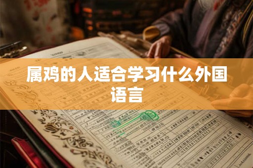 属鸡的人适合学习什么外国语言