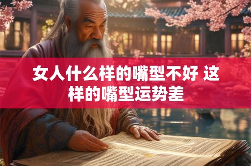 女人什么样的嘴型不好 这样的嘴型运势差