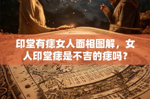 印堂有痣女人面相图解，女人印堂痣是不吉的痣吗？