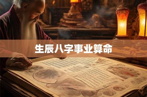 生辰八字事业算命