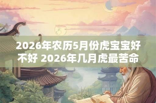 2026年农历5月份虎宝宝好不好 2026年几月虎最苦命