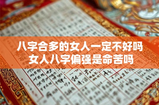 八字合多的女人一定不好吗 女人八字偏强是命苦吗