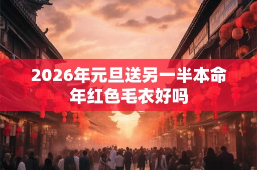 2026年元旦送另一半本命年红色毛衣好吗 2026年元旦送另一半本命年红色毛衣好吗