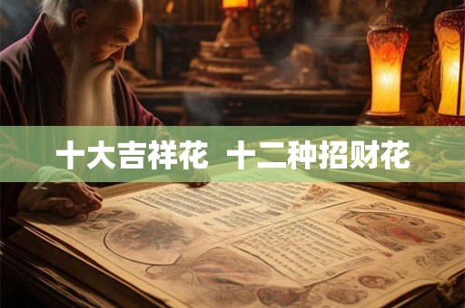 十大吉祥花  十二种招财花