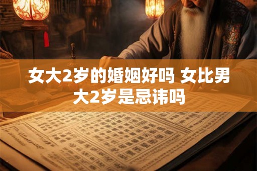 女大2岁的婚姻好吗 女比男大2岁是忌讳吗