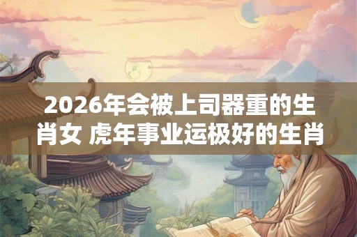 2026年会被上司器重的生肖女 虎年事业运极好的生肖