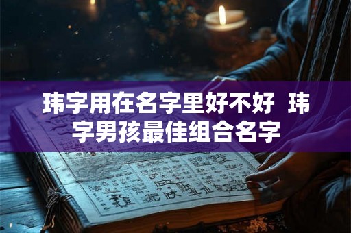 玮字用在名字里好不好  玮字男孩最佳组合名字