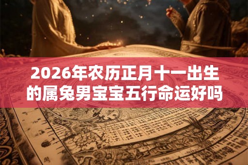2026年农历正月十一出生的属兔男宝宝五行命运好吗？