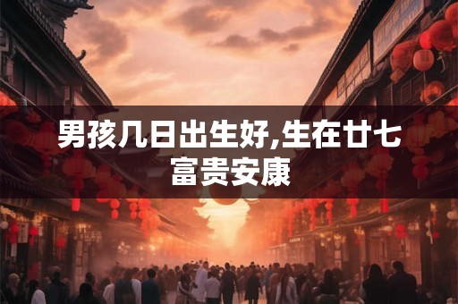 男孩几日出生好,生在廿七富贵安康 男孩几日出生好,生在廿七富贵安康
