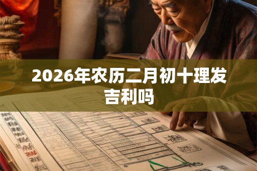 2026年农历二月初十理发吉利吗
