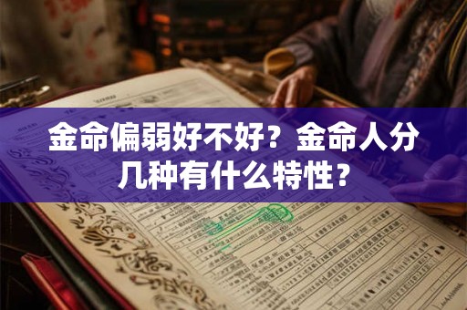 金命偏弱好不好？金命人分几种有什么特性？
