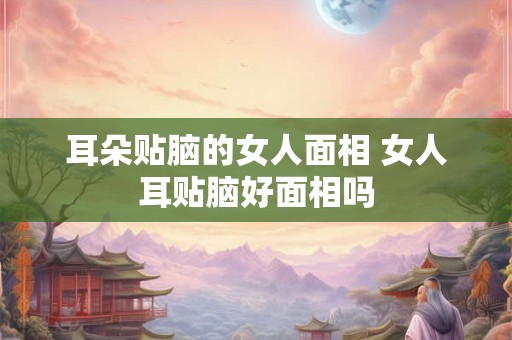 耳朵贴脑的女人面相 女人耳贴脑好面相吗