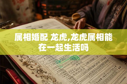 属相婚配 龙虎,龙虎属相能在一起生活吗 属相婚配 龙虎,龙虎属相能在一起生活吗