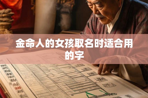 金命人的女孩取名时适合用的字 金命人的女孩取名时适合用的字