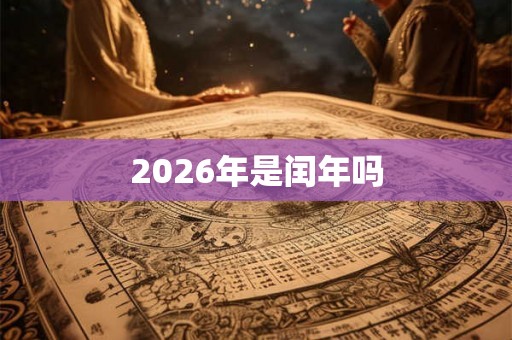 2026年是闰年吗