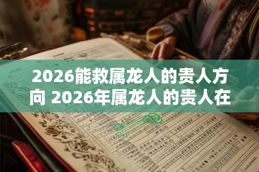 2026能救属龙人的贵人方向 2026年属龙人的贵人在哪里