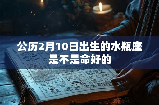 公历2月10日出生的水瓶座是不是命好的 公历2月10日出生的水瓶座是不是命好的