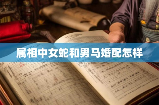 属相中女蛇和男马婚配怎样