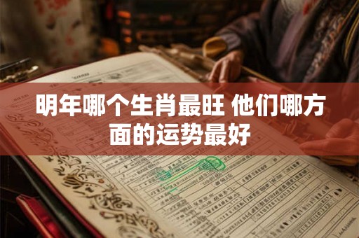 明年哪个生肖最旺 他们哪方面的运势最好