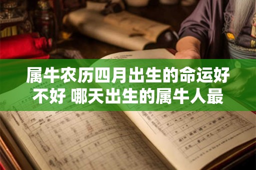 属牛农历四月出生的命运好不好 哪天出生的属牛人最好