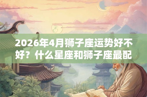 2026年4月狮子座运势好不好?什么星座和狮子座最配? 2026年4月狮子座运势好不好?什么星座和狮子座最配?