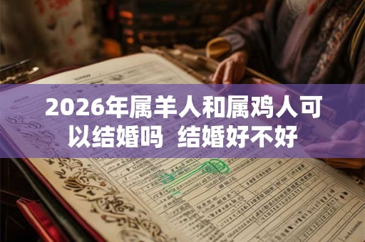 2026年属羊人和属鸡人可以结婚吗 结婚好不好 2026年属羊人和属鸡人可以结婚吗 结婚好不好