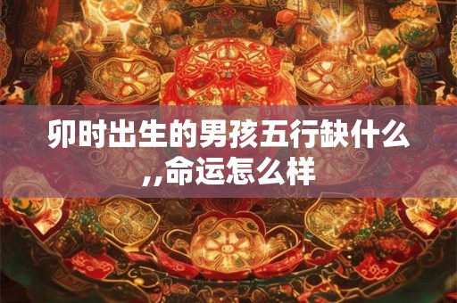 卯时出生的男孩五行缺什么,,命运怎么样 卯时出生的男孩五行缺什么,,命运怎么样